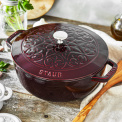 Garnek żeliwny Cocotte 26cm 5l grenadynowy - 2