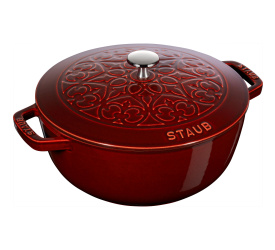 Garnek żeliwny Cocotte 26cm 5l grenadynowy