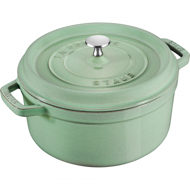 Cocotte Cast Iron Pot 3.8L 24cm Mint - 1