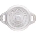 Komplet 4 garnków Mini Cocotte 200ml 10cm kość słoniowa - 6