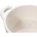Komplet 4 garnków Mini Cocotte 200ml 10cm kość słoniowa - 4