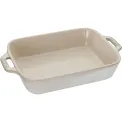 Zestaw 3 półmisków ceramicznych Cooking biały - 4
