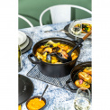 Set of 2 Covered Dishes 24cm Black - 2