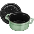 Mini Cocotte Cast Iron Pot 250ml 10cm Mint - 4