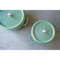 Mini Cocotte Cast Iron Pot 250ml 10cm Mint - 7