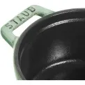 Mini Cocotte Cast Iron Pot 250ml 10cm Mint - 5