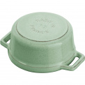 Mini Cocotte Cast Iron Pot 250ml 10cm Mint - 12