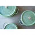 Cocotte Cast Iron Pot 2.2L 20cm Mint - 6