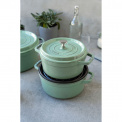 Cocotte Cast Iron Pot 2.2L 20cm Mint - 4
