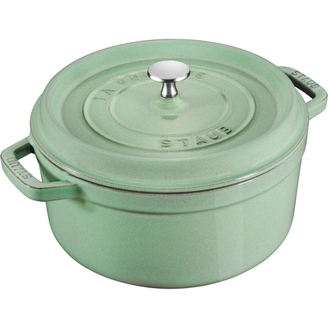 Cocotte Cast Iron Pot 2.6L 22cm Mint