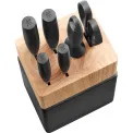 Set of 4 Now S Knives in Block + Scissors + Sharpener - 8