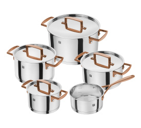 Zestaw garnków Bellasera Gold 9 elementów 