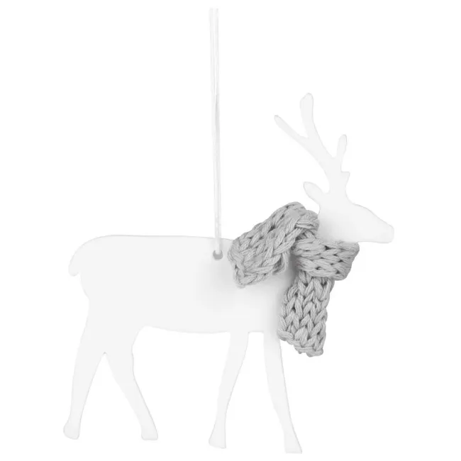 Zawieszka porcelanowa renifer