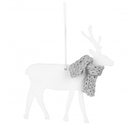 Zawieszka porcelanowa renifer