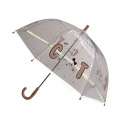 Children's Transparent Umbrella with Cat Whistle - 4