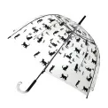 Parasol przezroczysty długi kopuła Chat Noir - 1