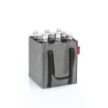 Torba na butelki Bottlebag twist silver