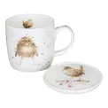 Wrendale Designs Mug with Coaster 310ml