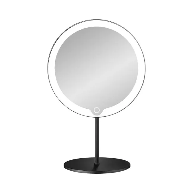 Lusterko kosmetyczne led Modo 20cm czarne