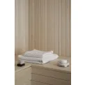 Set of 4 Sauna Towels Riva 100x200cm White - 8