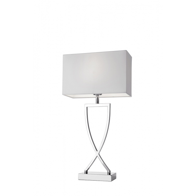 Lampa stołowa Toulouse 52x17x27cm biała (max.60W)