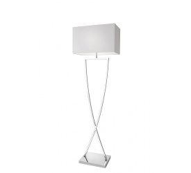 Lampa stojąca Toulouse 158x26x50cm biała (max.60W)