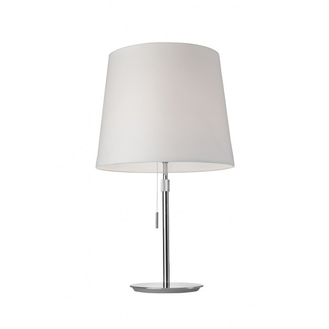 Lampa stołowa Amsterdam 45-67x35cm regulowana wysokość biała  (max. 60W)