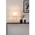 Lampa stołowa Lyon 52x14x45cm biała (max.60W) - 3