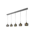 Lampa sufitowa Havanna 150x120cm smoke (max 5x25W) - 1