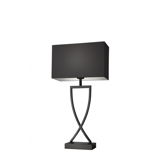 Lampa stołowa Toulouse 52x17x27cm czarna