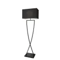 Lampa stojąca Toulouse 158x26x49,5cm czarna (max. 60W) - 1