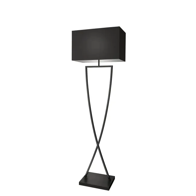 Lampa stojąca Toulouse 158x26x49,5cm czarna (max. 60W)