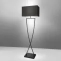 Lampa stojąca Toulouse 158x26x49,5cm czarna (max. 60W) - 2