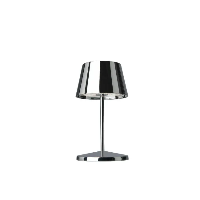 Lampa stołowa Seoul 2.0 20x11cm LED 2,2W 150lm chrom (akumulator + ładowarka) - 1