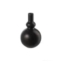 Como Vase 15.5x9cm Black Iron - 1