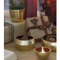 Sila Candle Holder 10x5cm Gold - 2