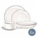 a'Table Coupe Ligne Coffee-Dinner Set for 6 People (30 pcs.) - 1