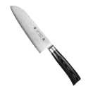 Tsubame Black Santoku Knife 17.5cm - 1