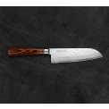 Tsubame Brown Santoku Knife 17.5cm - 2