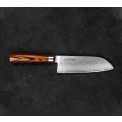 Nóż Tsubame Brown 12cm Santoku - 2