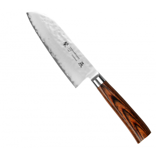 Nóż Tsubame Brown 12cm Santoku - 1