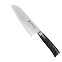 SAN Black Santoku Knife 17.5cm - 1