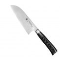SAN Black Santoku Knife 12cm