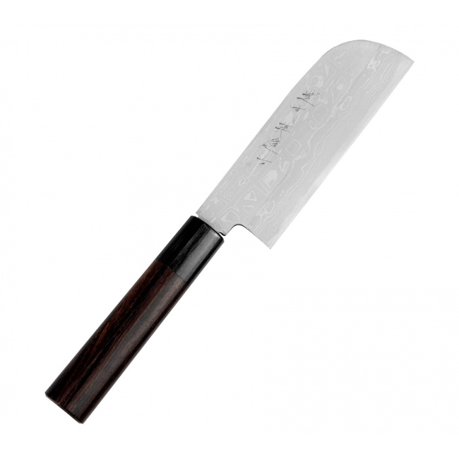 Nóż Shirogami Satin Damascus 12cm Kamagata Usuba - 1