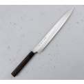 Nóż Shirogami Satin Damascus 30cm Yanagi - 4