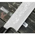 Nóż Shirogami Satin Damascus 18cm Kamagata Usuba - 4