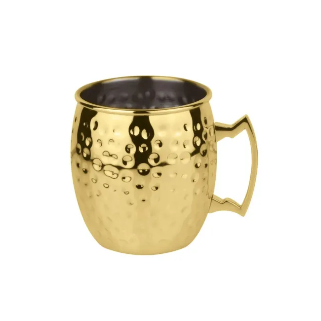 Kubek Moscow 500ml gold hammered