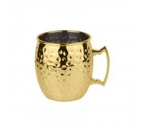 Kubek Moscow 500ml gold hammered 