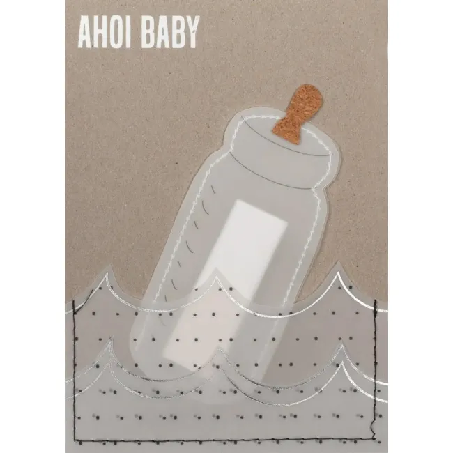 Ahoi Baby Card 12x17cm