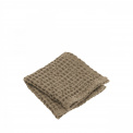 Set of 2 Guest Towels Caro 30x30cm Tan - 1